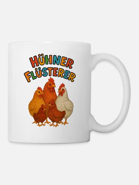 Hühner Flüsterer - Tasse - Weiß