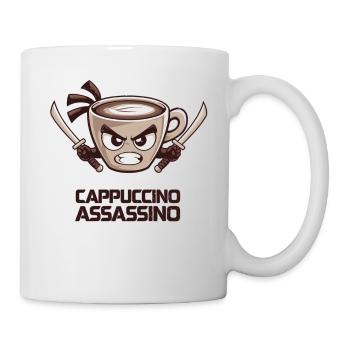 Cappuccino Assassino Shirt - Tasse - Weiß - Rechts
