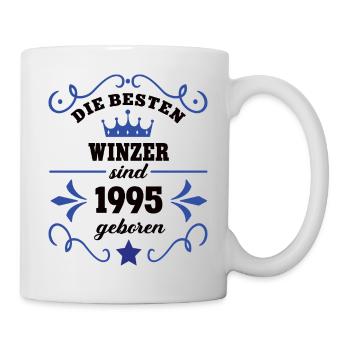 1995 Winzer Geburtstag Kollege Weingut Weinanbau - Tasse - Weiß - Rechts