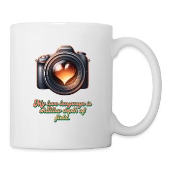 Declaration of love in blur - Mug - white - Right