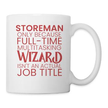 Storeman multitasking Wizard - Mug - white - Right
