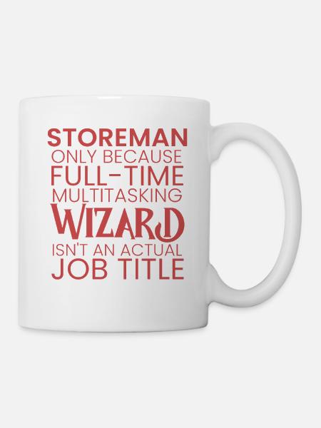 Storeman multitasking Wizard - Tasse - Weiß
