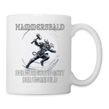 Hammersbald – Dieu nordique de l’impatience - Mug blanc - blanc - Droite