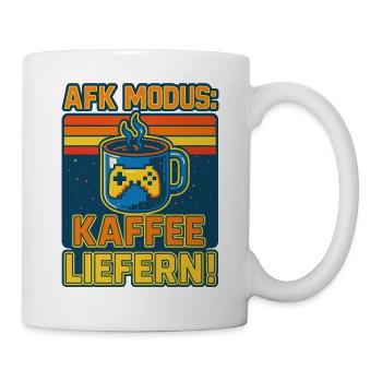 Mode AFK : Livrez du café ! - Mug blanc - blanc - Droite
