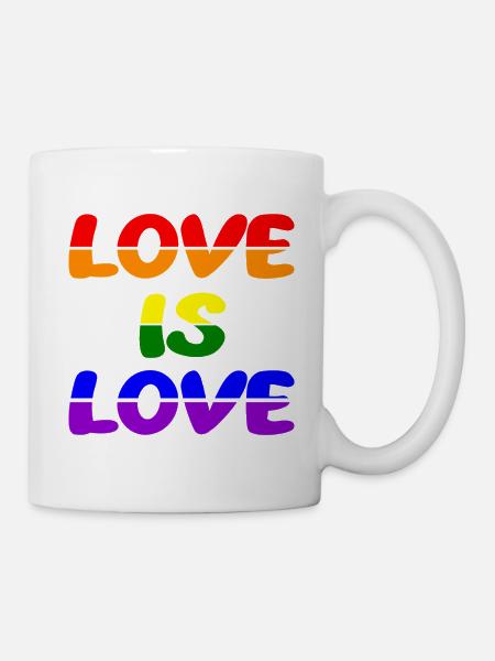 Love is Love Rainbow edition - Regenbogen LGBTQ+ - Tasse - Weiß