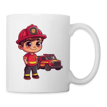 Children's Fire Brigade - Mug - white - Right