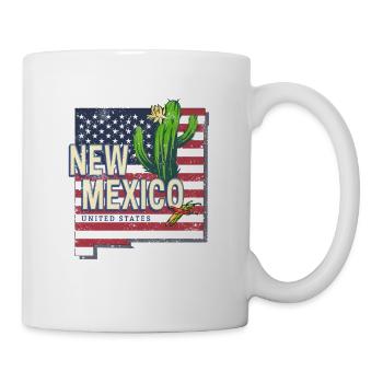 New Mexico United States Retro USA Souvenir - Mug - white - Right