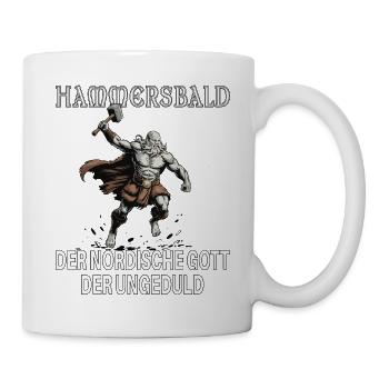 Hammersbald – Dieu nordique de l’impatience - Mug blanc - blanc - Droite