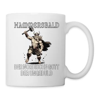 Hammersbald – Dieu nordique de l’impatience - Mug blanc - blanc - Droite