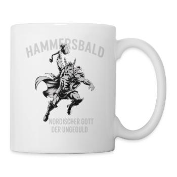 Hammersbald – Dieu nordique de l’impatience - Mug blanc - blanc - Droite
