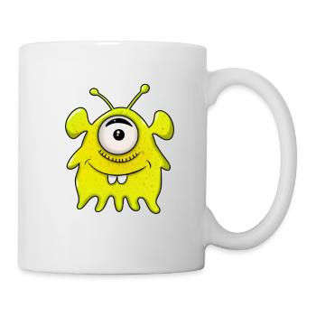 Monstres venus de l’espace - Mug blanc - blanc - Droite
