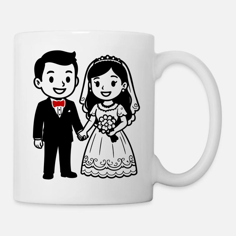 Wedding couple couple - Mug - white