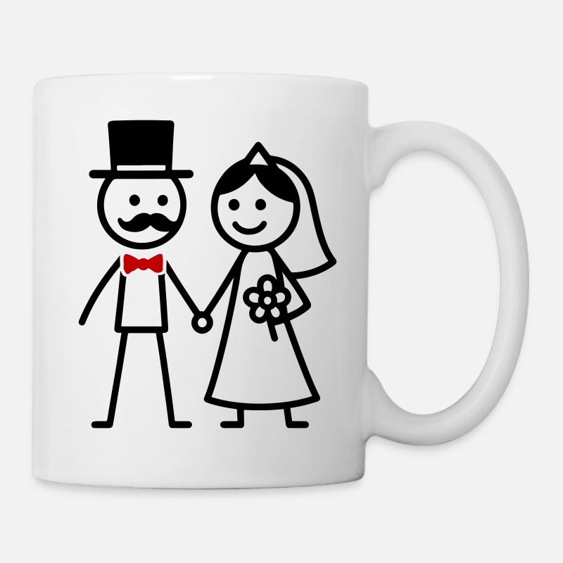 Wedding Couple Married Couple Wedding - Mug - white