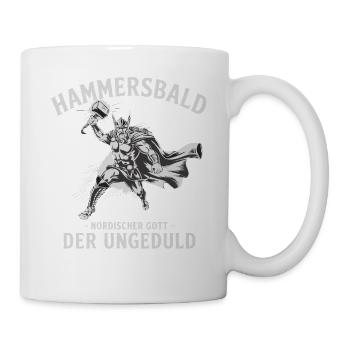 Hammersbald – Nordischer Gott der Ungeduld - Tasse - Weiß - Rechts