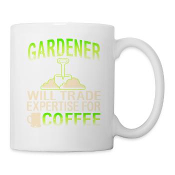 Gardener Coffee Trade Funny Plant Lover Joke - Mug - white - Right