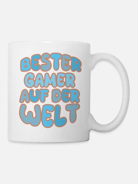 Berufung Gamer - Tasse - Weiß
