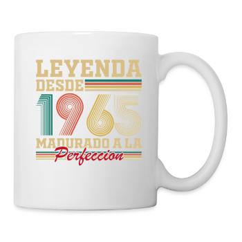 60 Jahre 1965 Vintage Geburtstagsgeschenk - Tasse - Weiß - Rechts