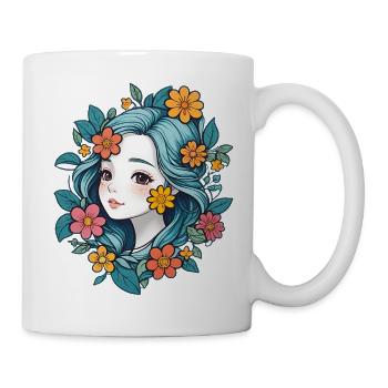 Fée des fleurs - Mug blanc - blanc - Droite