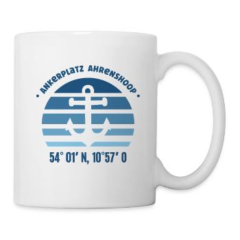 Ahrenshoop Ostsee Fischland Darß Zingst Ostseebad - Tasse - Weiß - Rechts