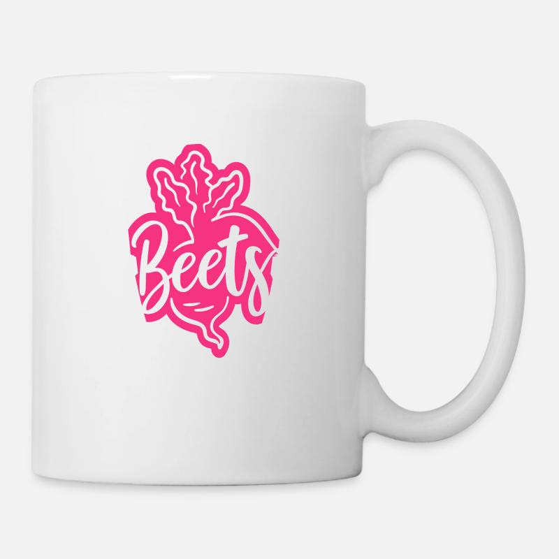 Casque Betteraves Musique Jeu de mots Amateurs - Mug blanc - blanc