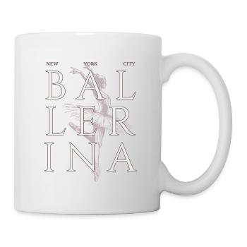 Ballerina Tanz Tänzer Geschenk - Tasse - Weiß - Rechts