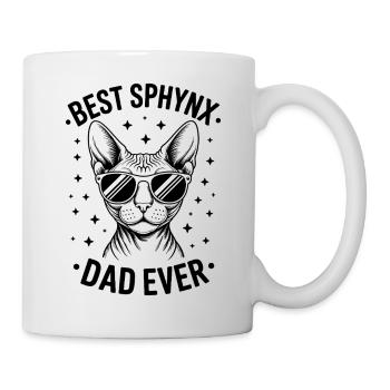 Chat Sphynx Disant Drôle Chat Sphynx Cadeau - Mug blanc - blanc - Droite