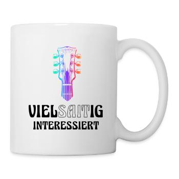 Guitar multi-stringed interested - Mug - white - Right