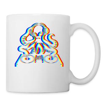 Glitch Kraken – Your Soundtrack! - Mug - white - Right