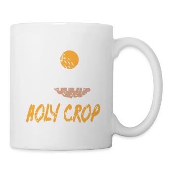 Holy Crop Drôle Minimal Jardinage Jeu de mots - Mug blanc - blanc - Droite