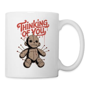ICH DENKE AN DICH, VOODOO - Tasse - Weiß - Rechts