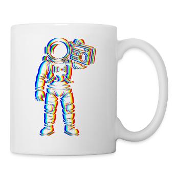 Glitch Astronaut - Beats in space - Mug - white - Right