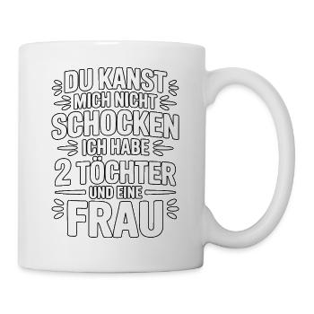 Tu ne peux pas me choquer - Nerfs d’acier - Mug blanc - blanc - Droite