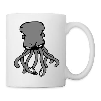 Octopus, Octopus, Octopus, Cephalopod, Giant Squid - Mug - white - Right