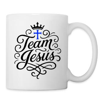 Équipe de la Croix de Jésus - Mug blanc - blanc - Droite