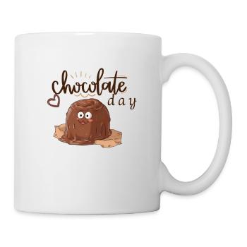 Sweet Celebration: World Chocolate Day Tee - Mug blanc - blanc - Droite