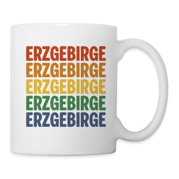 Erzgebirge Retro - Tasse - Weiß - Rechts