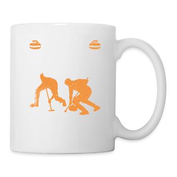 Curling Sport Curling - Tasse - Weiß - Rechts