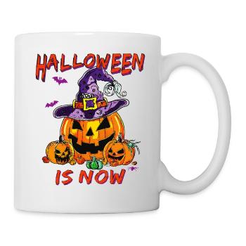 HALLOWEEN IS NOW - Tasse - Weiß - Rechts