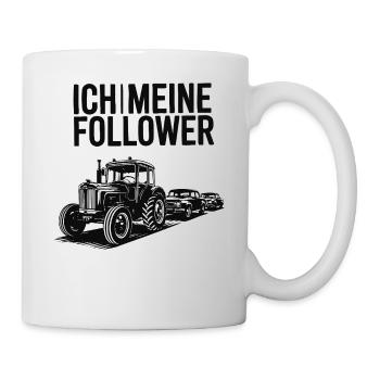 Moi et mes abonnés – Édition Traktor - Mug blanc - blanc - Droite