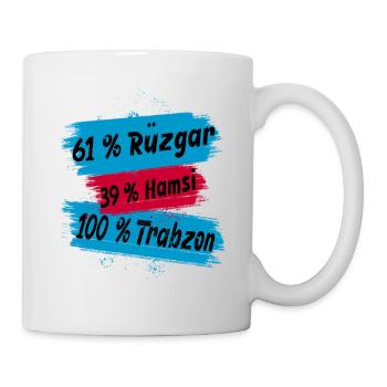 100% Trabzon - Tasse - Weiß - Rechts