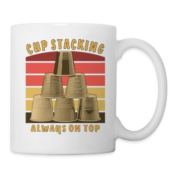 CUP STACKING ALWAYS ON TOP - Tasse - Weiß - Rechts