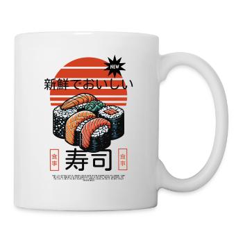 Sushi - Fresh and Delicious - Japan - Asien - Asia - Mug - white - Right