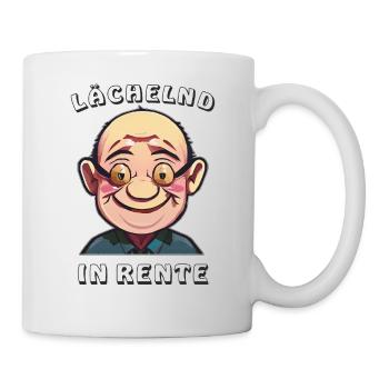 DES RETRAITÉS SOURIANTS À LA RETRAITE - Mug blanc - blanc - Droite