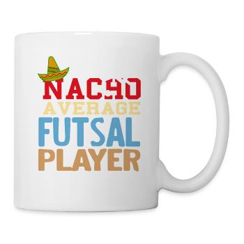 Nacho Average Futsal Player Funny Pun Odds - Mug - white - Right