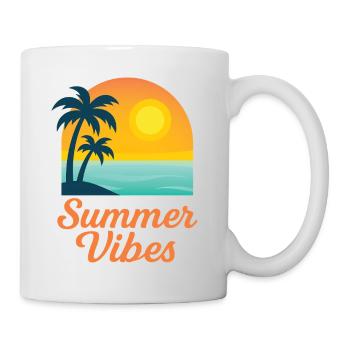 Ambiance estivale - Mug blanc - blanc - Droite