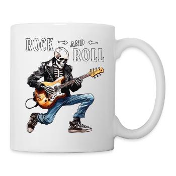 MUSICIEN GUITARE ROCK AND ROLL - Mug blanc - blanc - Droite