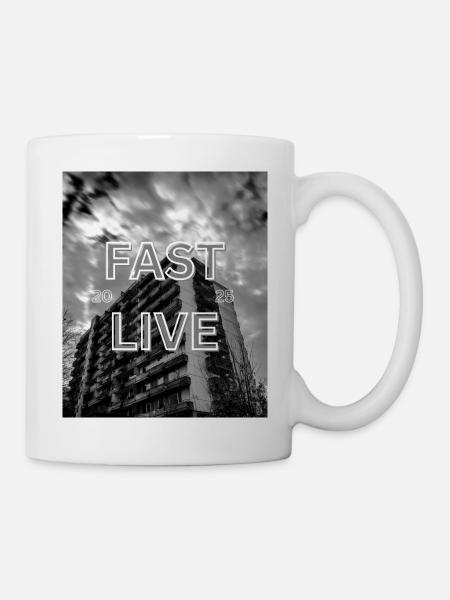 De bons sentiments dans une conception de vie rapide - Mug blanc - blanc