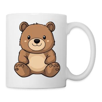 little cute bear - Mug - white - Right