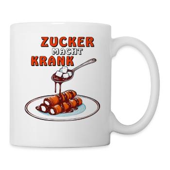 SUGAR MAKES YOU SICK CHOCOLATE ROLLS - Mug - white - Right
