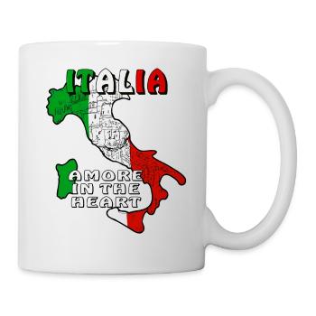 ITALIA AMORE IN THE HEART - Mug - white - Right